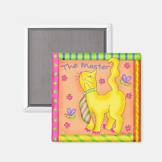 Het Master Square Magnet (Voorkant / Achterkant)