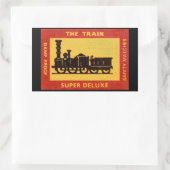 Het Match Label van de trein (Tas)