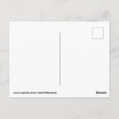 Het materiaalbriefkaart van de wandeling briefkaart (Achterkant)