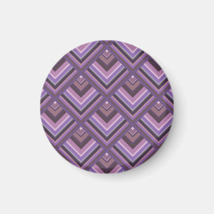 Het mauve patroon van de strepenschaal magneet