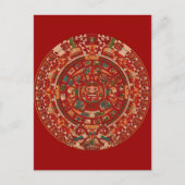 Het Maya-kalender (Aztec) Briefkaart (Voorkant)