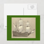 Het Mayflower Briefkaart (Voorkant / Achterkant)
