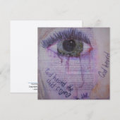 Het medeleven van het condoleances voor verdriet,  (Voorkant / Achterkant)