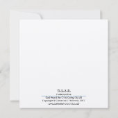 Het medeleven van het condoleances voor verdriet,  (Achterkant)