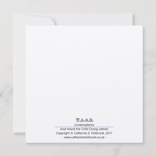 Het medeleven van het condoleances voor verdriet,  (Achterkant)