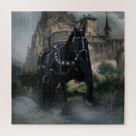 Het medieval paard - Puzzle Legpuzzel