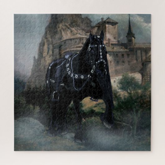 Het medieval paard - Puzzle Legpuzzel (Verticaal)