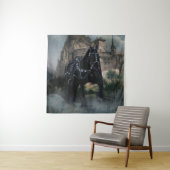 Het medieval paard - Tapestry Wandkleed (In situ)