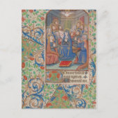 Het medieval van de Pentecost verlichte Manuscript Briefkaart (Voorkant)