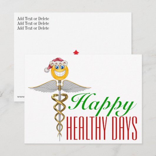 Het Medische - Caduceus - Briefkaart van de (Voorkant / Achterkant)