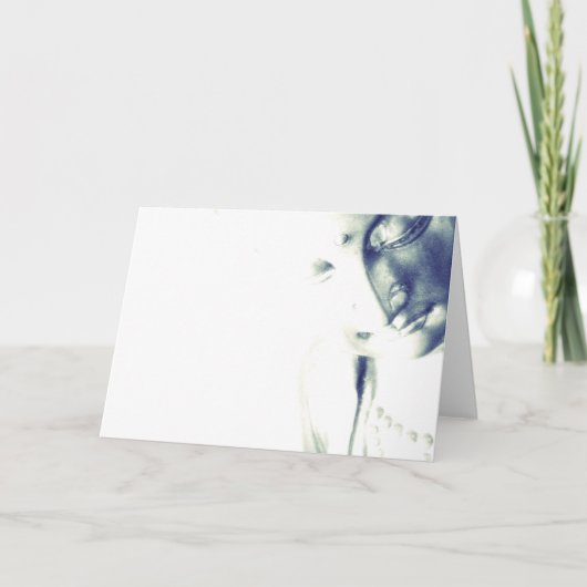 Het mediteren van Boedha-Sereniteit Licht Feestdagen Kaart (Voorkant)