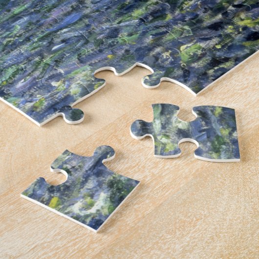 Het mediterrane Pet van Antibes Monet Fine Art Legpuzzel (Zijkant)