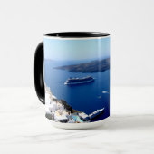 Het mediterrane Zee. Mok (Voorkant links)