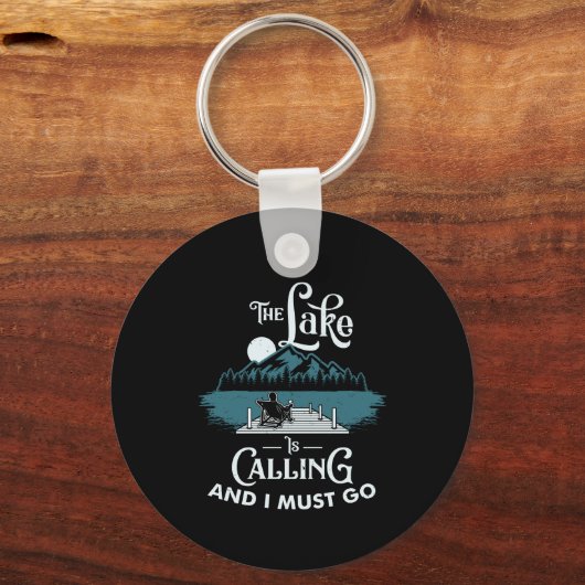 Het meer belt sleutelhanger (Voorkant)
