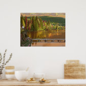 Het meer bewaken poster (Keuken)