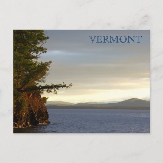 Het meer ChamPlain van de Boerderijen van Shelburn Briefkaart (Voorkant)