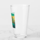 Het meer | Chicago, Illinois Glas (Links)