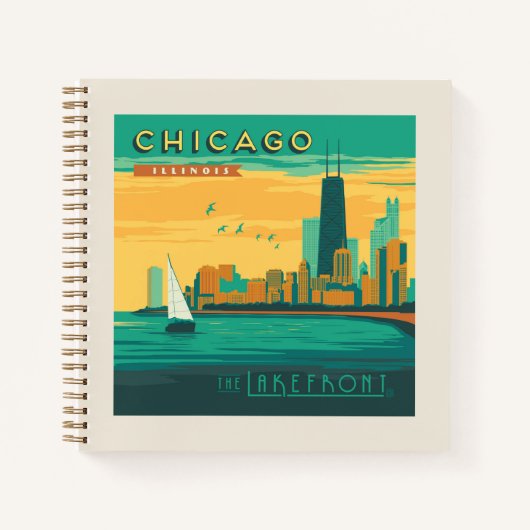 Het meer | Chicago, Illinois Notitieboek (Voorkant)