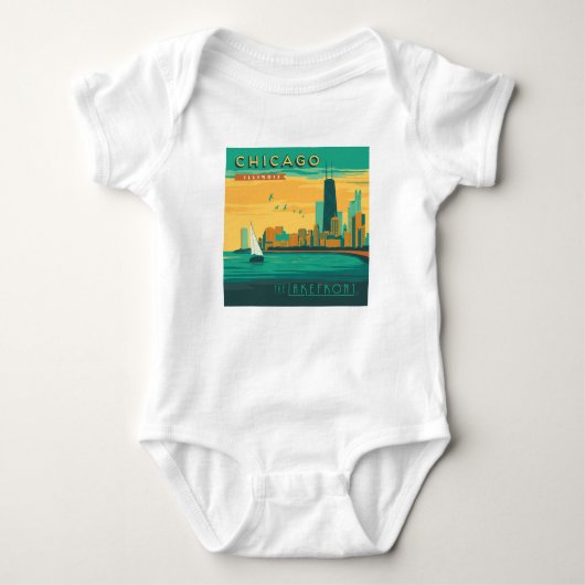 Het meer | Chicago, Illinois Romper (Voorkant)