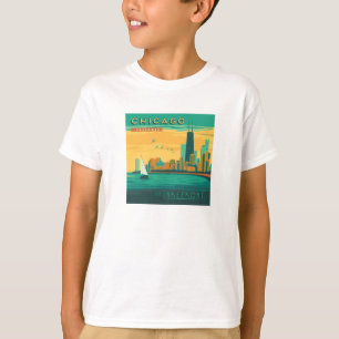 Het meer   Chicago, Illinois T-shirt