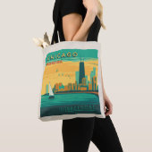 Het meer | Chicago, Illinois Tote Bag (Dichtbij)