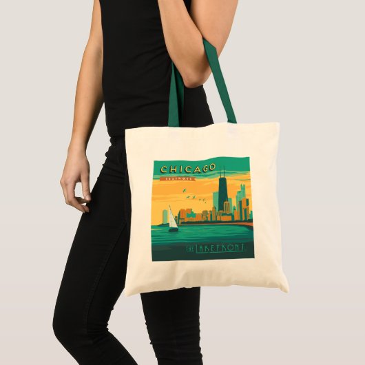 Het meer | Chicago, Illinois Tote Bag (Voorkant (product))