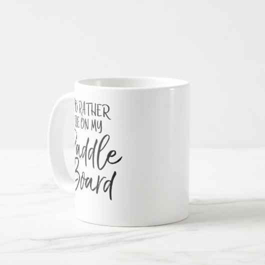 Het meer dat ik op m'n zadel zou staan. koffiemok (Voorkant links)