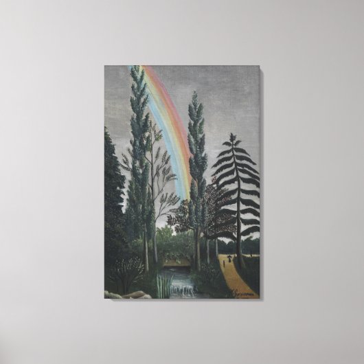 Het meer Daumesnil van Henri Rousseau,  Kunst Canvas Afdruk (Voorkant)