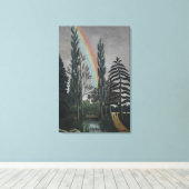 Het meer Daumesnil van Henri Rousseau,  Kunst Canvas Afdruk (Insitu (Houten vloer))