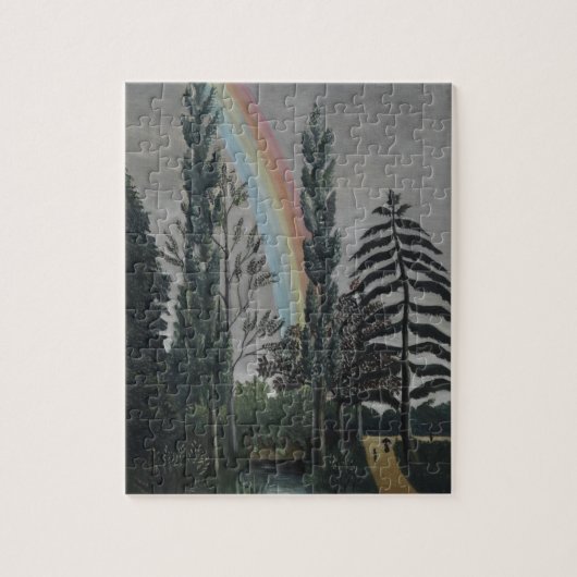 Het meer Daumesnil van Henri Rousseau,  Kunst Legpuzzel (Verticaal)
