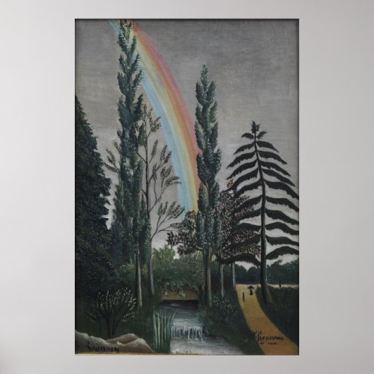 Het meer Daumesnil van Henri Rousseau,  Kunst Poster (Voorkant)