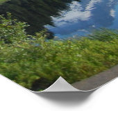 Het meer en de berg poster (Hoek)