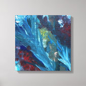 Het meer en het onkruid 14x14" canvas afdruk (Voorkant)