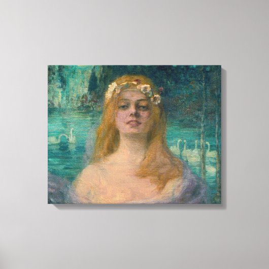 Het meer Fairy (door Kimon Loghi) Canvas Afdruk (Voorkant)