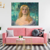 Het meer Fairy (door Kimon Loghi) Canvas Afdruk (Insitu (Woonkamer))