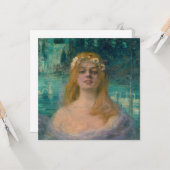 Het meer Fairy (door Kimon Loghi) Kaart (Voorkant / Achterkant in situ)