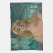 Het meer Fairy Princess (door Kimon Loghi) Theedoek (Verticaal)