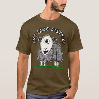 Het meer Funny Herdwick Sheep Cumbria T-shirt