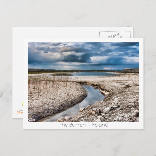 Het meer in Burren Briefkaart (Voorkant / Achterkant)