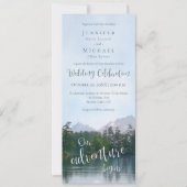 Het meer in de bergen begint ons avontuur met de b kaart (Voorkant)