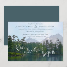 Het meer in de bergen begint ons avontuur met de b