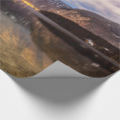 Het meer "in de bergen" cadeaupapier (Hoek)