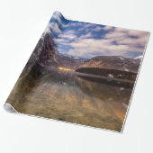 Het meer "in de bergen" cadeaupapier (Uitgerold)