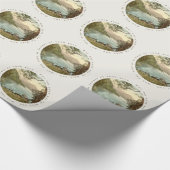 Het meer in Kerry Ierland met Irish Blessing Cadeaupapier (Hoek)