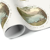 Het meer in Kerry Ierland met Irish Blessing Cadeaupapier (Rol Hoek)