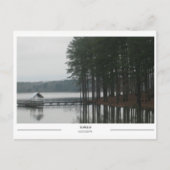 Het meer in Tupelo Mississippi Briefkaart (Voorkant)