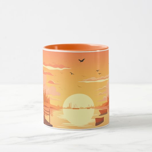 Het meer is mijn gelukkige plek mok (Midden)