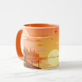 Het meer is mijn gelukkige plek mok (Voorkant links)