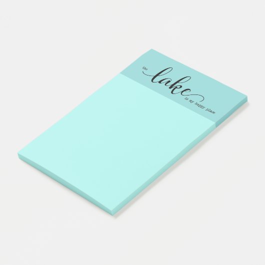 het meer is mijn gelukkige plek post-it® notes (Schuin)