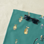 Het meer is mijn gelukkige plek strandlaken (In situ)